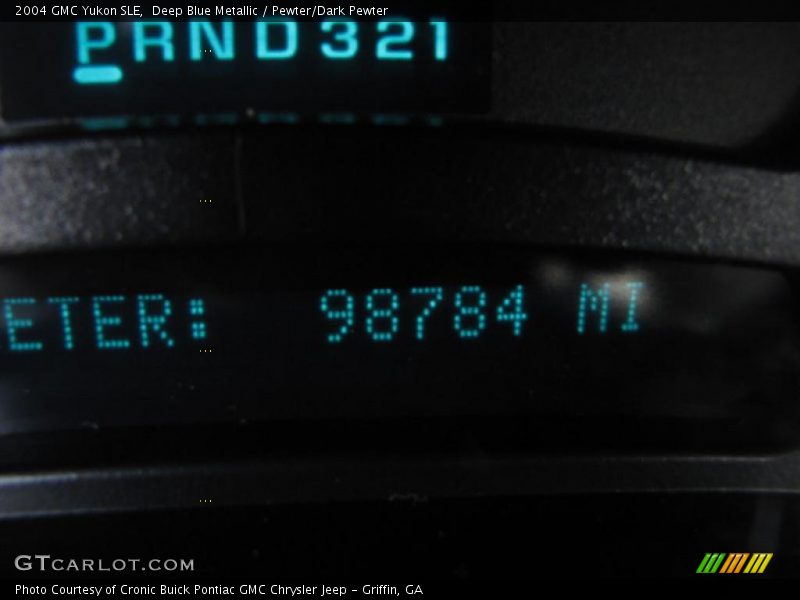 Deep Blue Metallic / Pewter/Dark Pewter 2004 GMC Yukon SLE