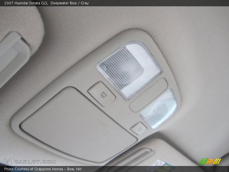 Deepwater Blue / Gray 2007 Hyundai Sonata GLS
