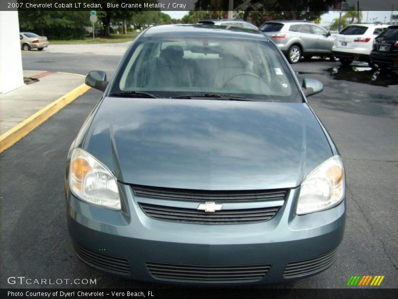 Blue Granite Metallic / Gray 2007 Chevrolet Cobalt LT Sedan