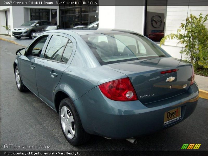 Blue Granite Metallic / Gray 2007 Chevrolet Cobalt LT Sedan