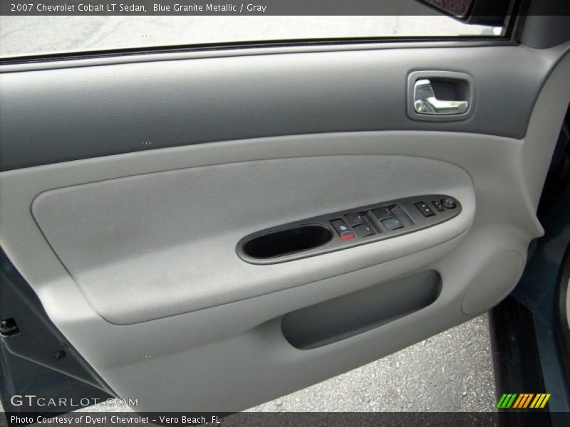 Blue Granite Metallic / Gray 2007 Chevrolet Cobalt LT Sedan