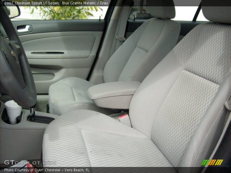 Blue Granite Metallic / Gray 2007 Chevrolet Cobalt LT Sedan