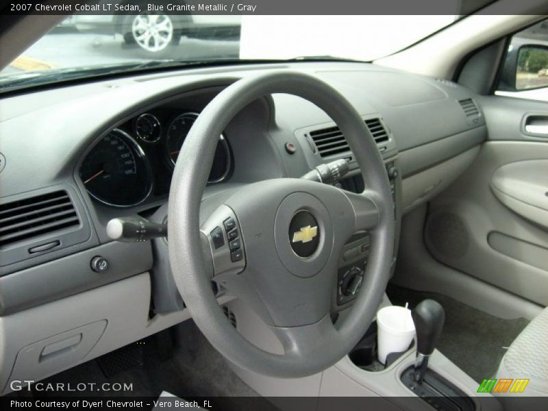 Blue Granite Metallic / Gray 2007 Chevrolet Cobalt LT Sedan