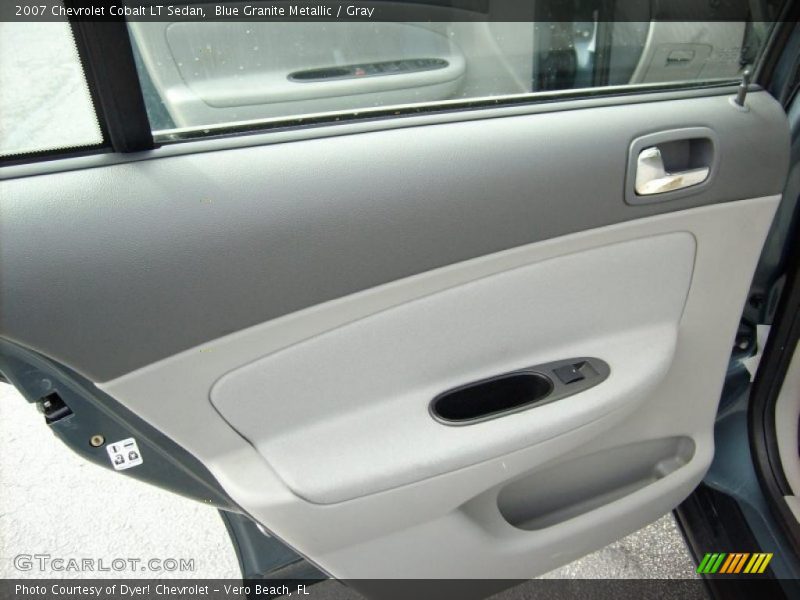 Blue Granite Metallic / Gray 2007 Chevrolet Cobalt LT Sedan