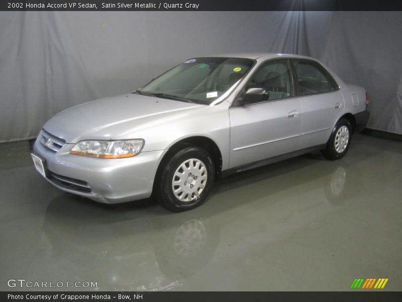 Satin Silver Metallic / Quartz Gray 2002 Honda Accord VP Sedan