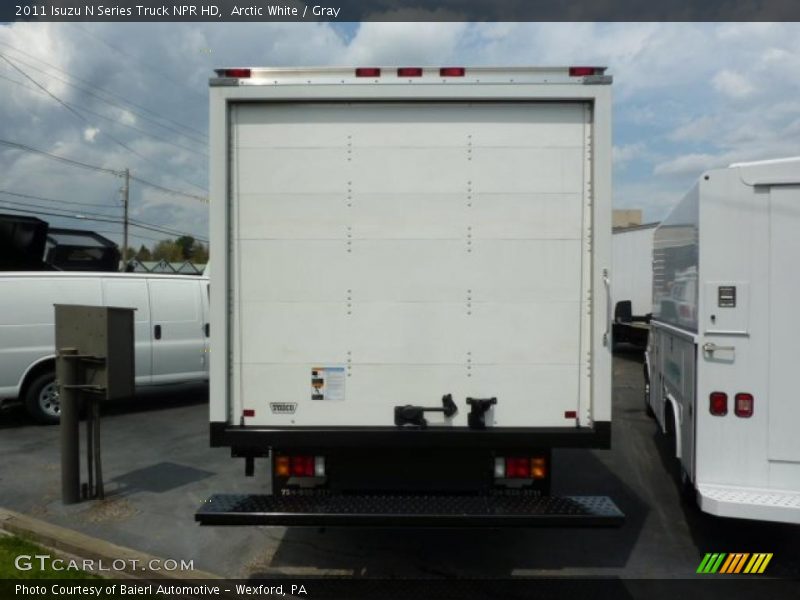 Arctic White / Gray 2011 Isuzu N Series Truck NPR HD