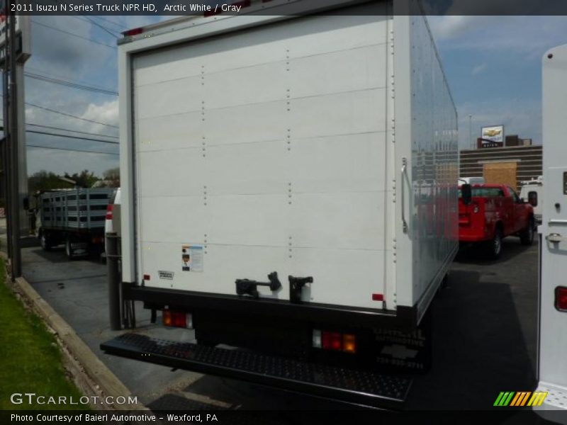 Arctic White / Gray 2011 Isuzu N Series Truck NPR HD