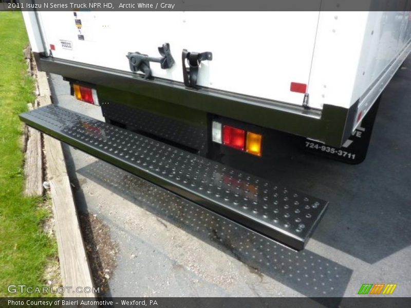 Arctic White / Gray 2011 Isuzu N Series Truck NPR HD