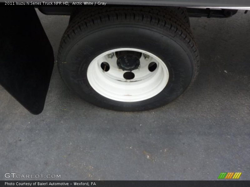 Arctic White / Gray 2011 Isuzu N Series Truck NPR HD
