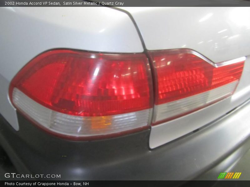 Satin Silver Metallic / Quartz Gray 2002 Honda Accord VP Sedan