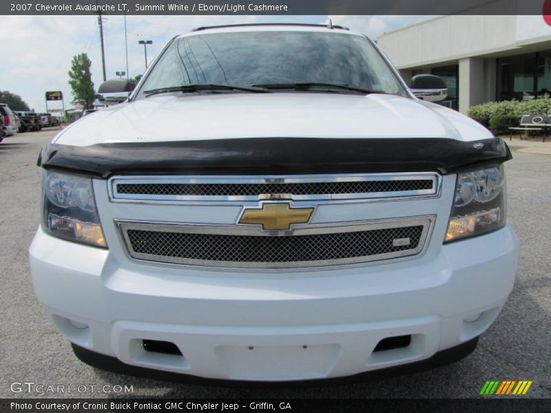 Summit White / Ebony/Light Cashmere 2007 Chevrolet Avalanche LT