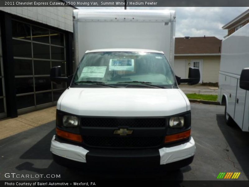 Summit White / Medium Pewter 2011 Chevrolet Express Cutaway 3500 Moving Van