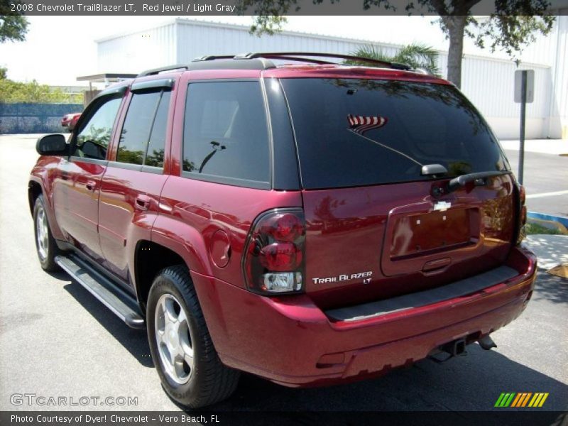 Red Jewel / Light Gray 2008 Chevrolet TrailBlazer LT