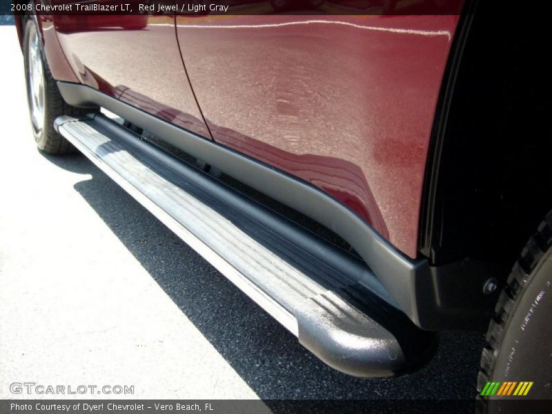 Red Jewel / Light Gray 2008 Chevrolet TrailBlazer LT