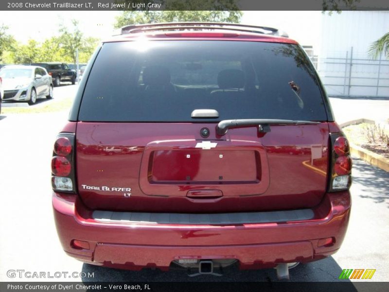 Red Jewel / Light Gray 2008 Chevrolet TrailBlazer LT