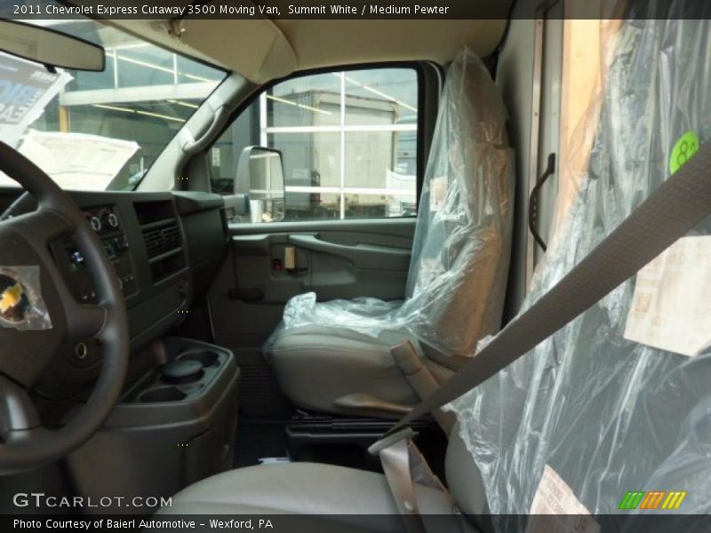 Summit White / Medium Pewter 2011 Chevrolet Express Cutaway 3500 Moving Van