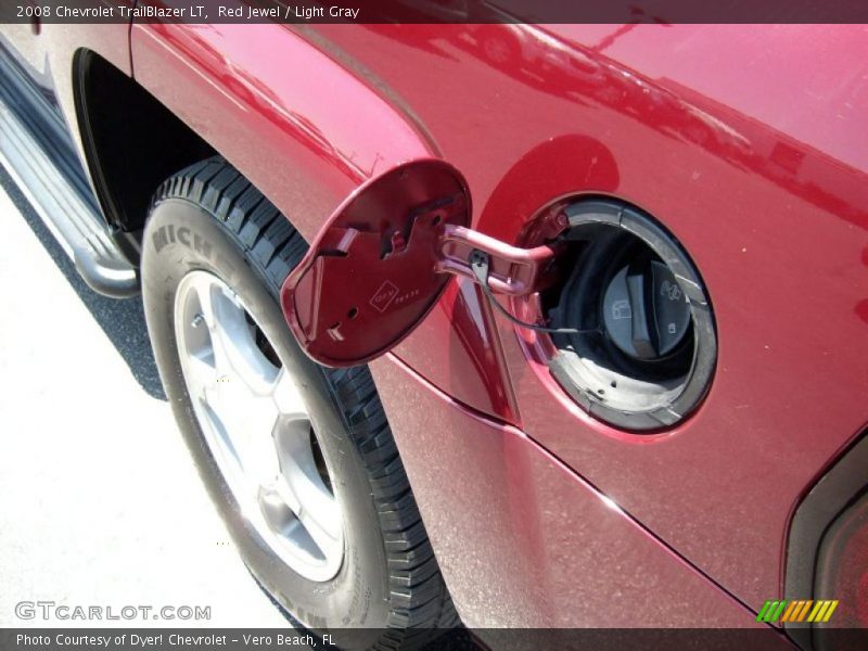 Red Jewel / Light Gray 2008 Chevrolet TrailBlazer LT