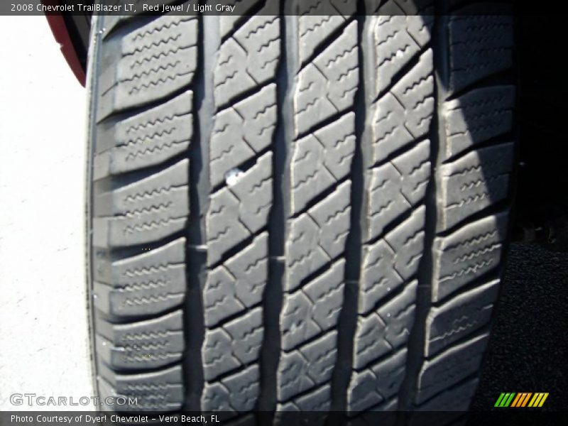Red Jewel / Light Gray 2008 Chevrolet TrailBlazer LT