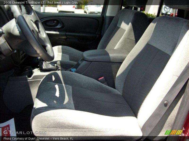 Red Jewel / Light Gray 2008 Chevrolet TrailBlazer LT