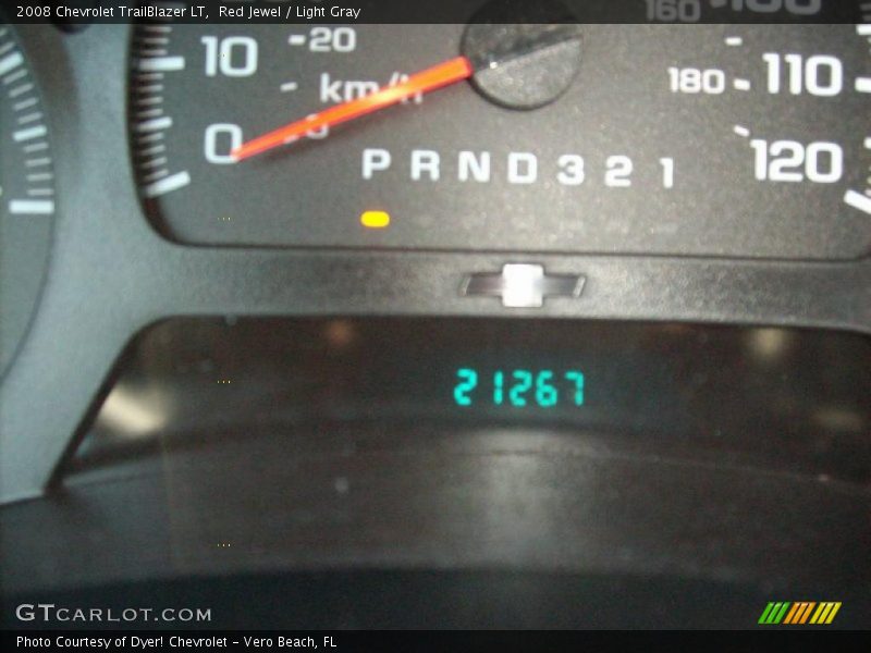Red Jewel / Light Gray 2008 Chevrolet TrailBlazer LT