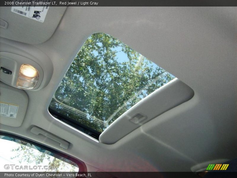 Red Jewel / Light Gray 2008 Chevrolet TrailBlazer LT