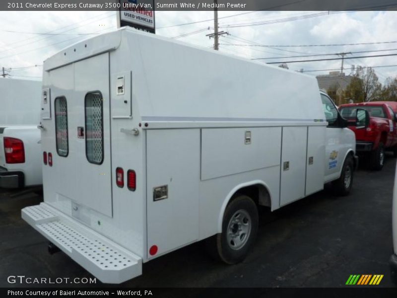 Summit White / Medium Pewter 2011 Chevrolet Express Cutaway 3500 Utility Van
