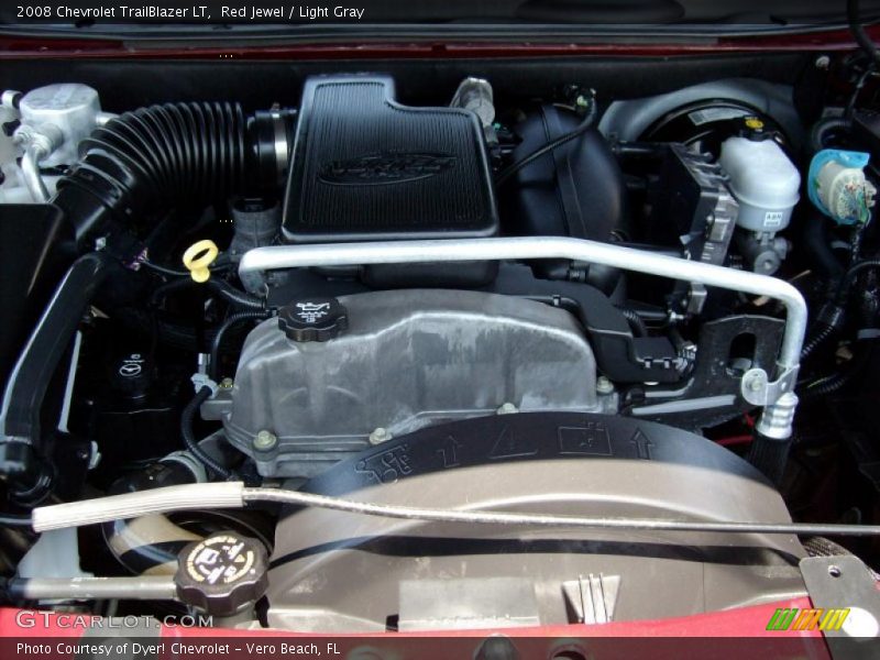 Red Jewel / Light Gray 2008 Chevrolet TrailBlazer LT