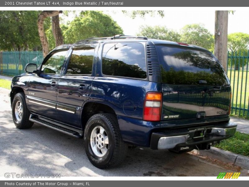 Indigo Blue Metallic / Tan/Neutral 2001 Chevrolet Tahoe LT 4x4