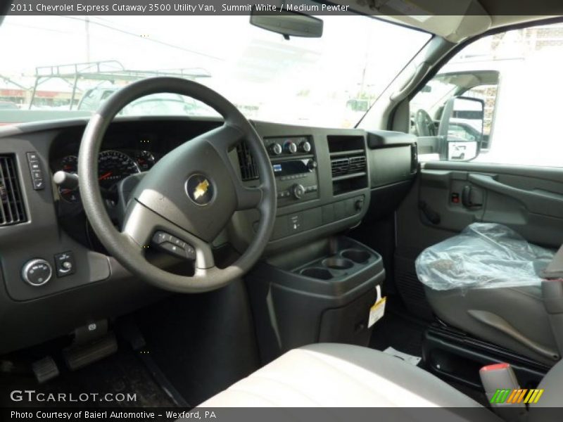Dashboard of 2011 Express Cutaway 3500 Utility Van