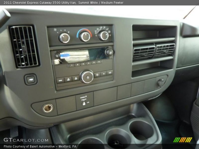Controls of 2011 Express Cutaway 3500 Utility Van