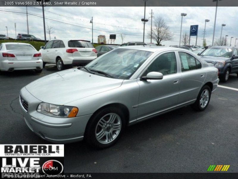 Silver Metallic / Graphite 2005 Volvo S60 2.5T AWD