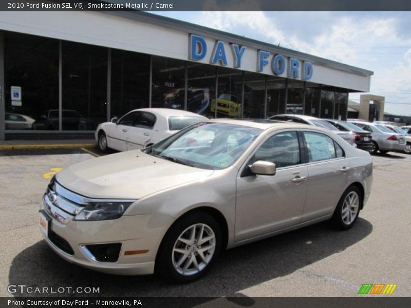 Smokestone Metallic / Camel 2010 Ford Fusion SEL V6