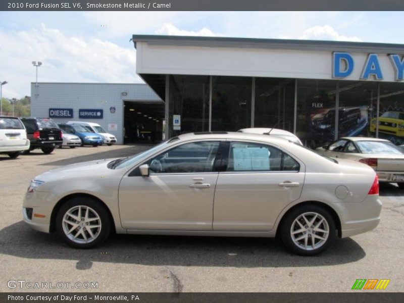 Smokestone Metallic / Camel 2010 Ford Fusion SEL V6