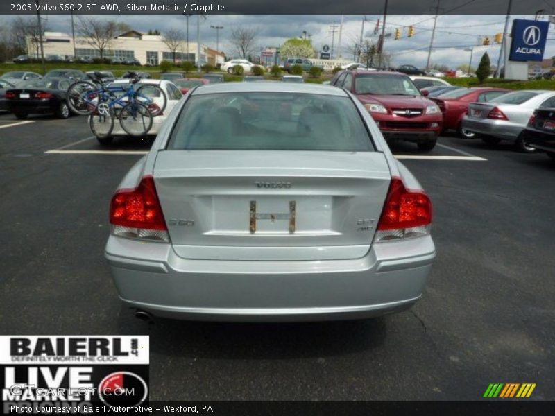 Silver Metallic / Graphite 2005 Volvo S60 2.5T AWD