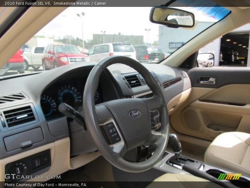 Smokestone Metallic / Camel 2010 Ford Fusion SEL V6