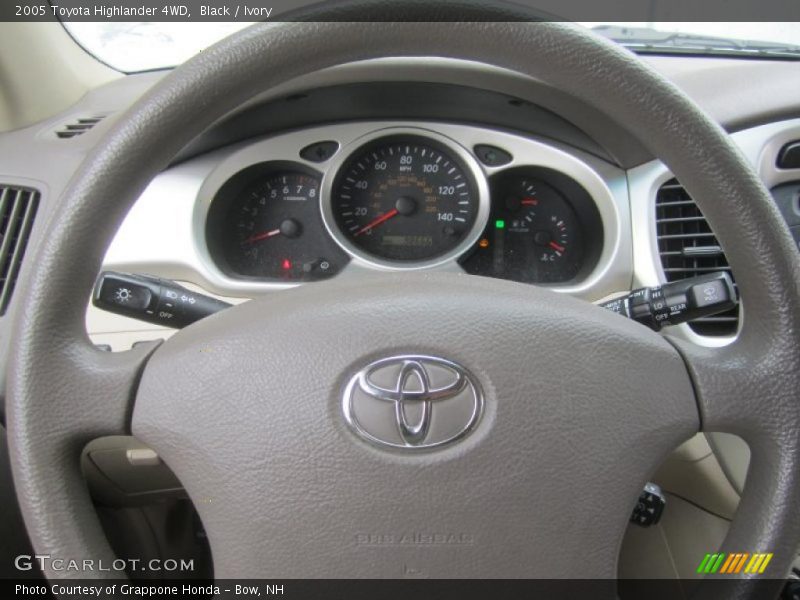 Black / Ivory 2005 Toyota Highlander 4WD