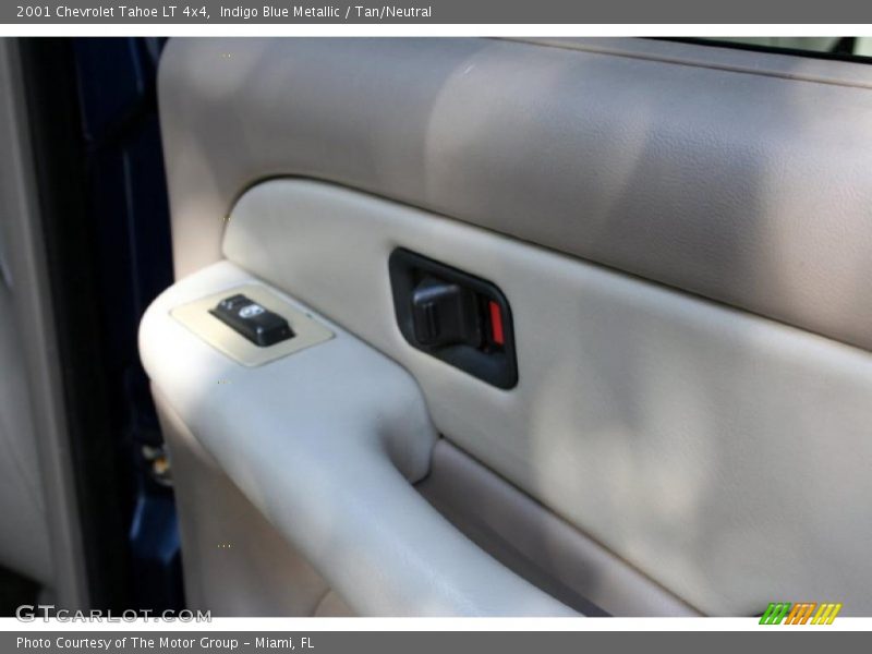Indigo Blue Metallic / Tan/Neutral 2001 Chevrolet Tahoe LT 4x4
