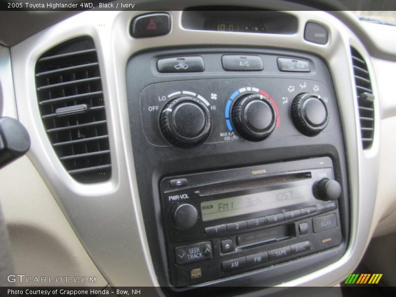 Black / Ivory 2005 Toyota Highlander 4WD