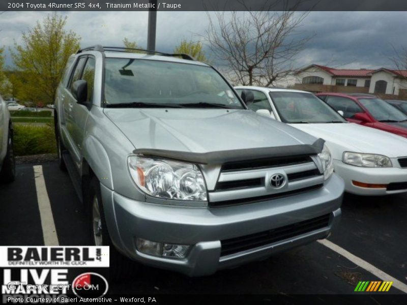 Titanium Metallic / Taupe 2004 Toyota 4Runner SR5 4x4