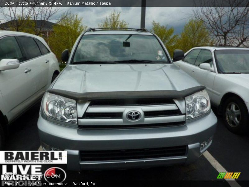 Titanium Metallic / Taupe 2004 Toyota 4Runner SR5 4x4