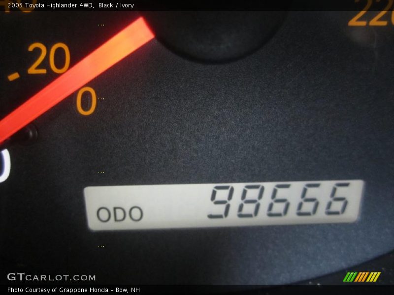 Black / Ivory 2005 Toyota Highlander 4WD