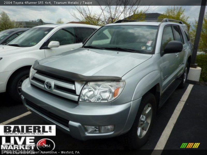 Titanium Metallic / Taupe 2004 Toyota 4Runner SR5 4x4