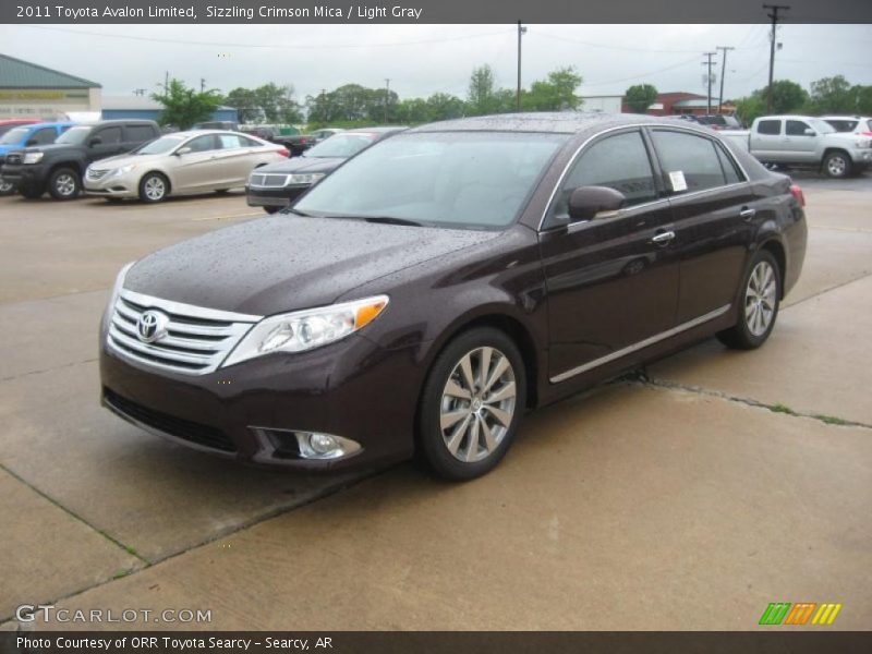 Sizzling Crimson Mica / Light Gray 2011 Toyota Avalon Limited