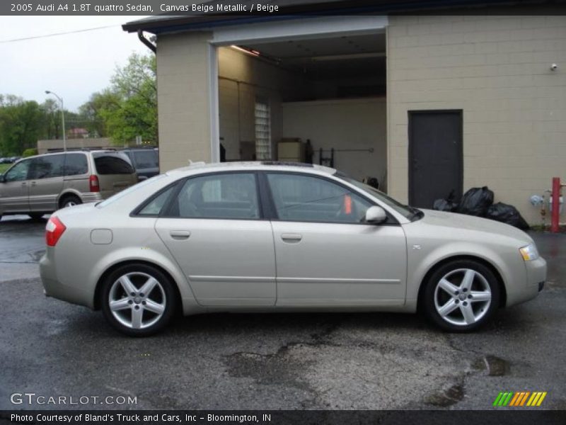 Canvas Beige Metallic / Beige 2005 Audi A4 1.8T quattro Sedan