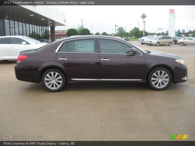 Sizzling Crimson Mica / Light Gray 2011 Toyota Avalon Limited