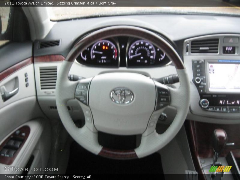 Sizzling Crimson Mica / Light Gray 2011 Toyota Avalon Limited