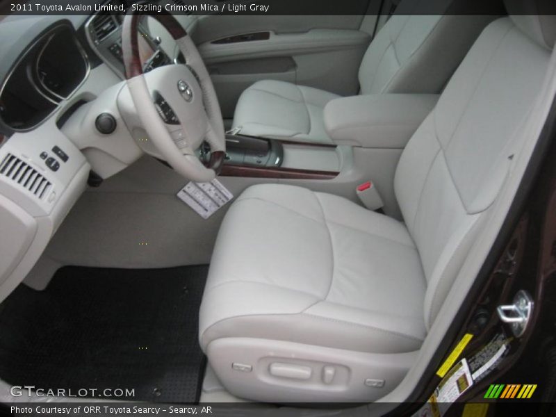 Sizzling Crimson Mica / Light Gray 2011 Toyota Avalon Limited