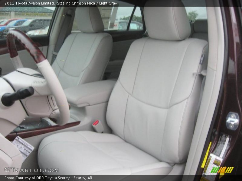 Sizzling Crimson Mica / Light Gray 2011 Toyota Avalon Limited