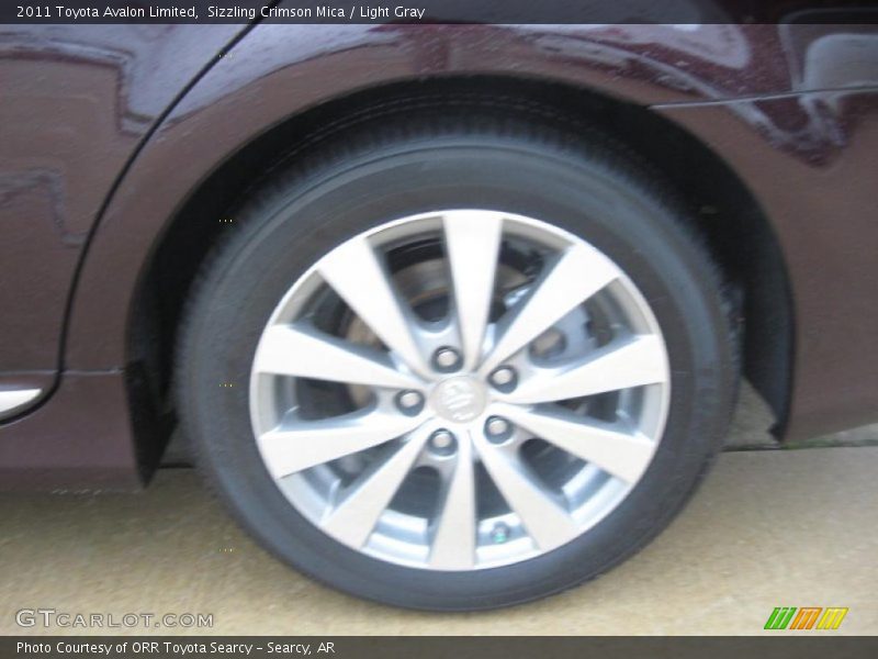 Sizzling Crimson Mica / Light Gray 2011 Toyota Avalon Limited