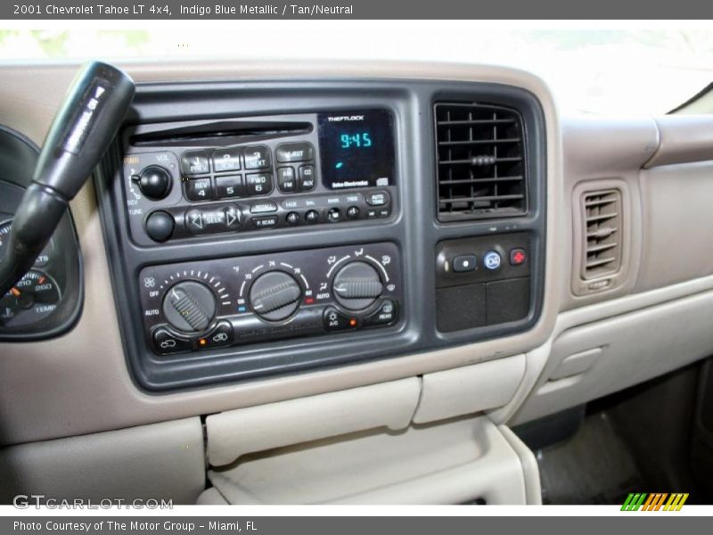Indigo Blue Metallic / Tan/Neutral 2001 Chevrolet Tahoe LT 4x4